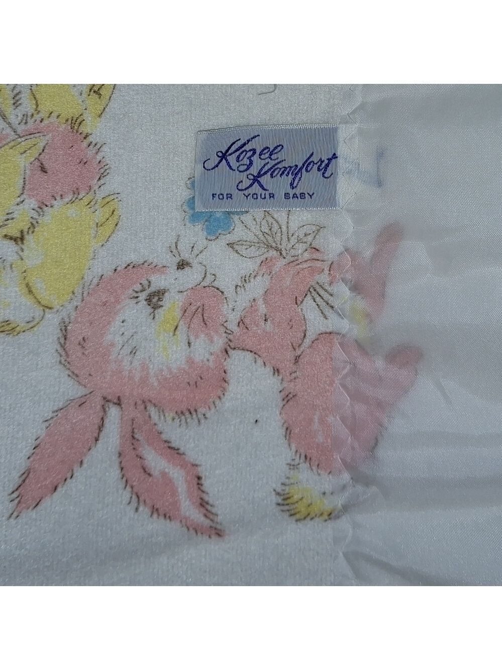 Kozee Komfort Union Made Small Baby Blanket Vintage